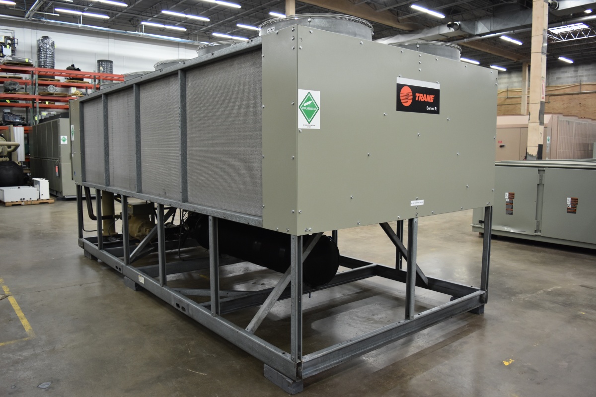 100 Ton Trane Air-Cooled Chiller Surplus Group