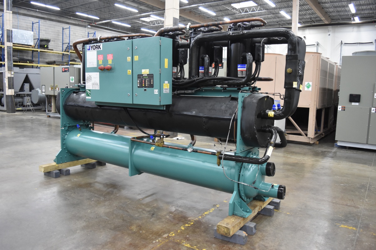 120 Ton York Water-Cooled Chiller Surplus Group