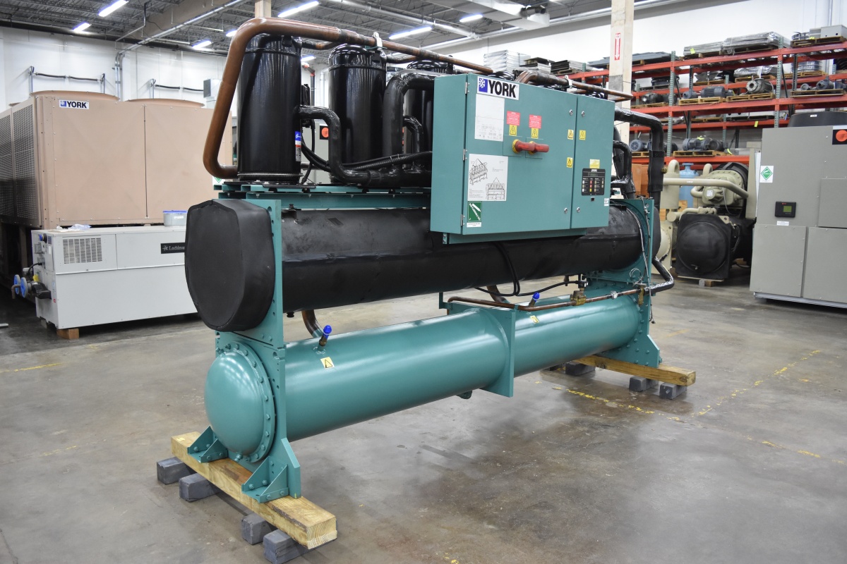 120 Ton York Water-Cooled Chiller Surplus Group