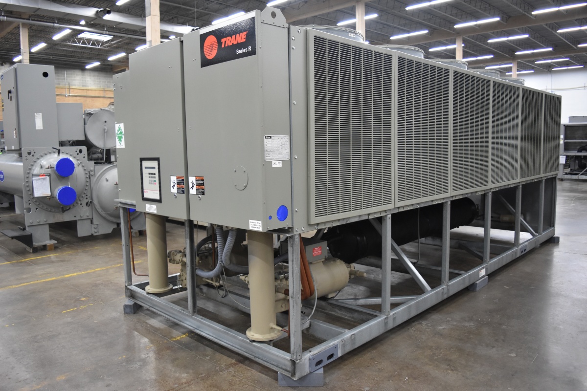 125 Ton Air-Cooled Trane Chiller Surplus Group