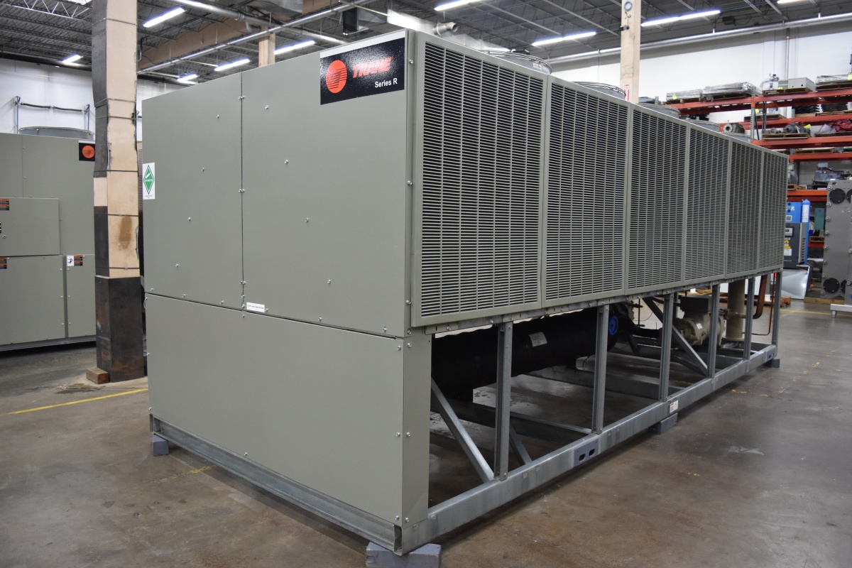 125 Ton Air-Cooled Trane Chiller Surplus Group