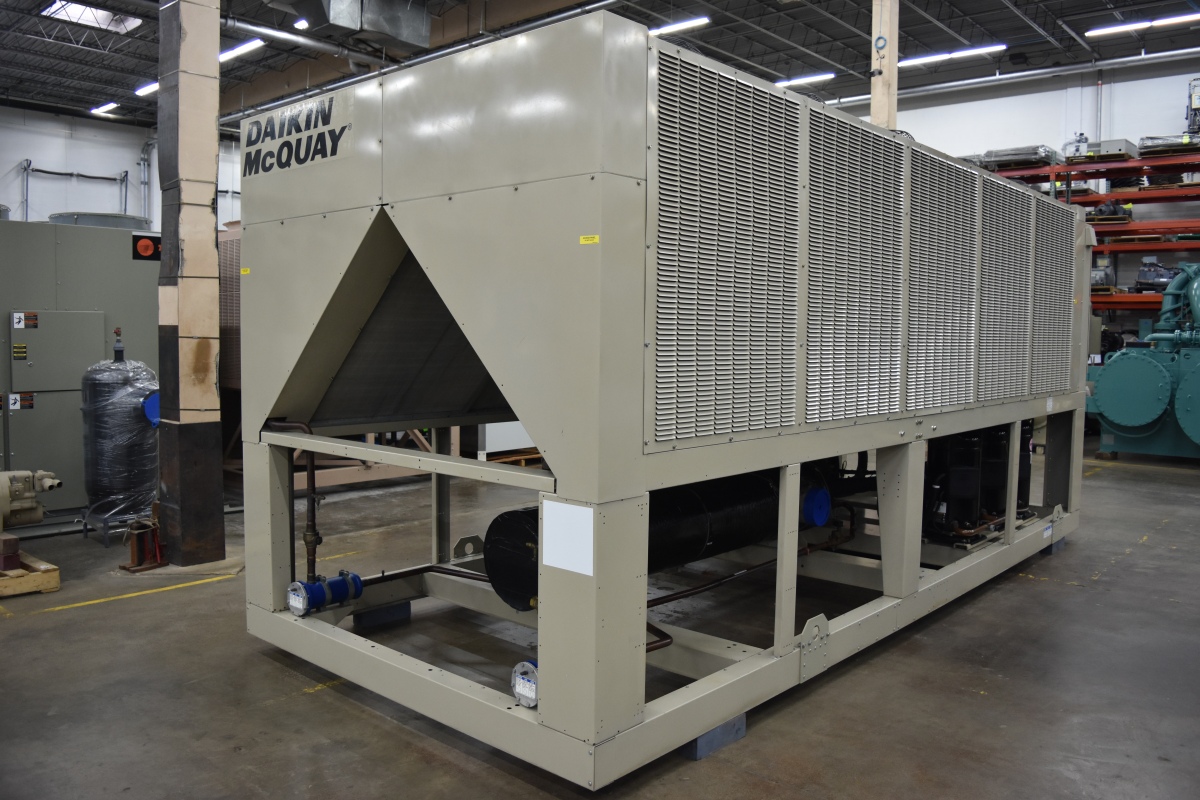 160 Ton Air-Cooled McQuay Chiller Surplus Group
