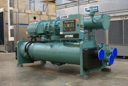 Used 180 Ton York Water-Cooled Rotary Screw Liquid Chiller