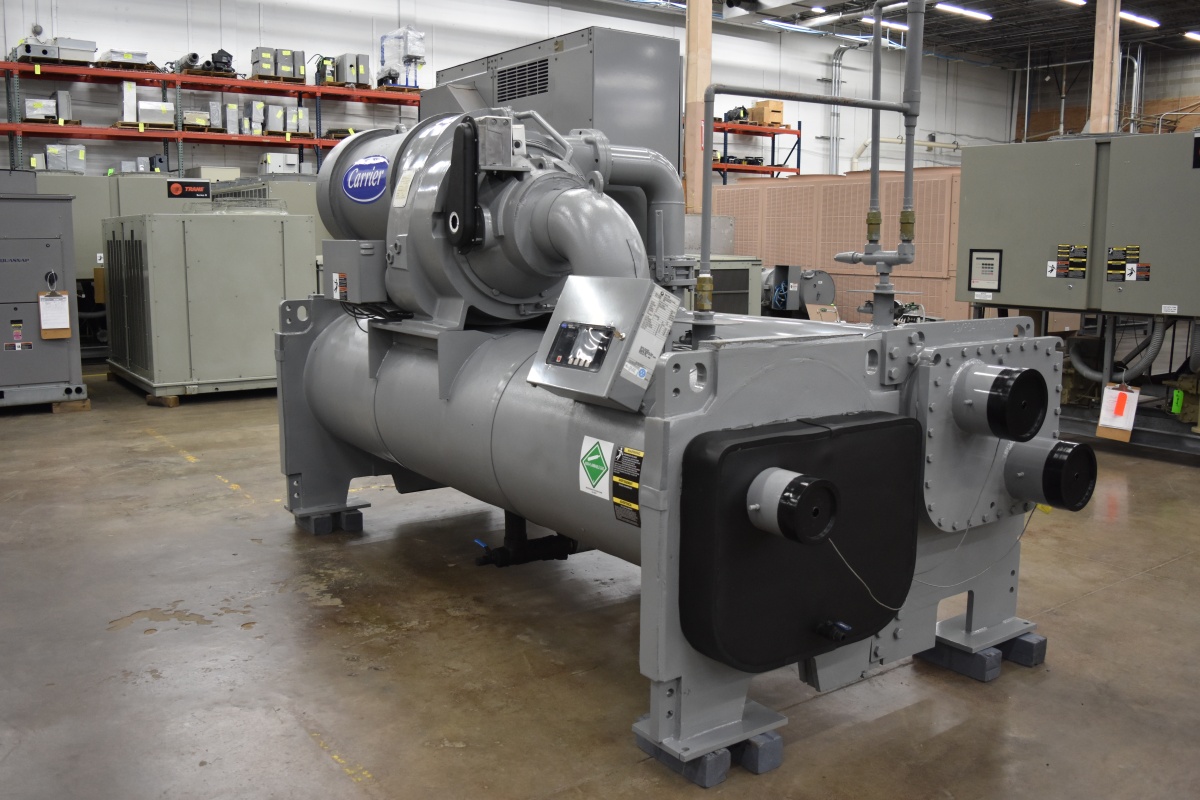 205 Ton Carrier Water-Cooled Chiller Surplus Group