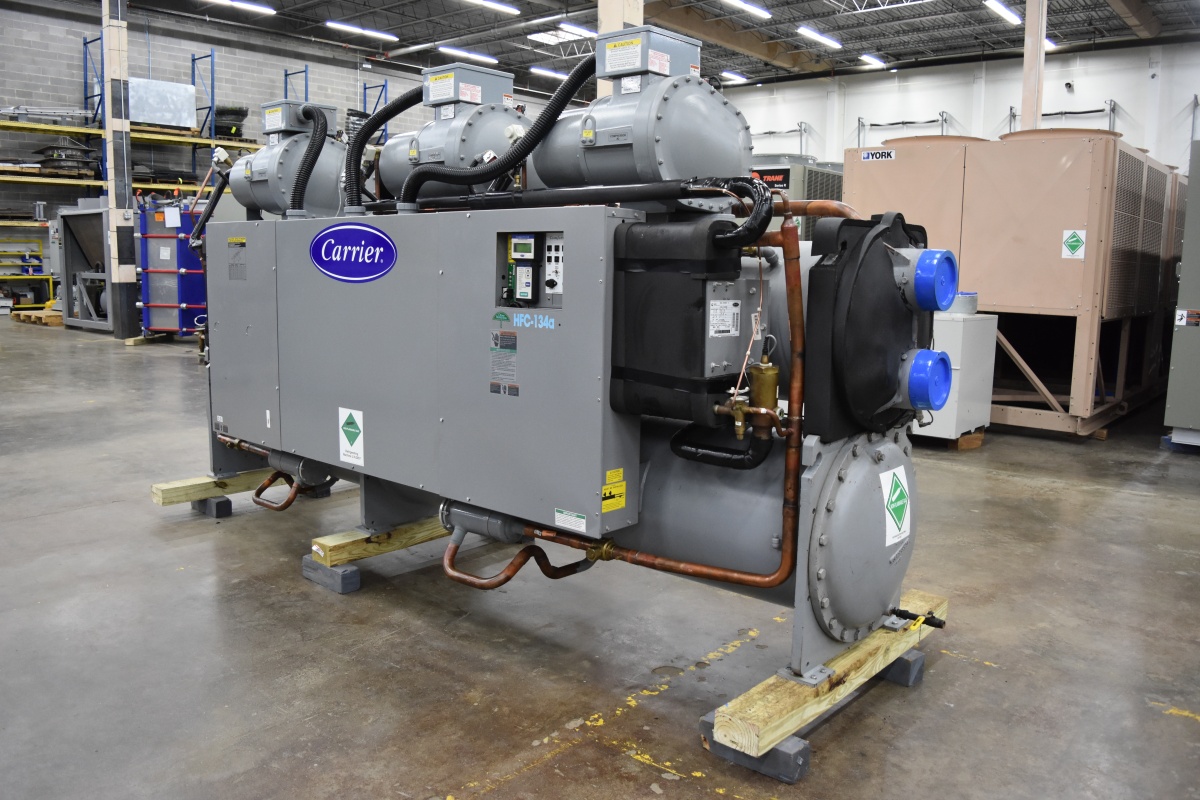 211 Ton Carrier Water-Cooled Chiller Surplus Group