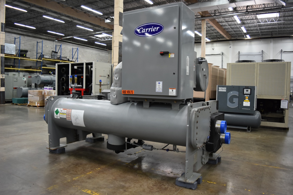 220 Ton Carrier Water-Cooled Chiller Surplus Group
