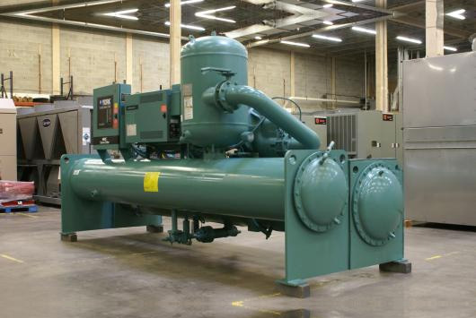 Used 220 Ton York Water-Cooled Twin-Screw Liquid Chiller