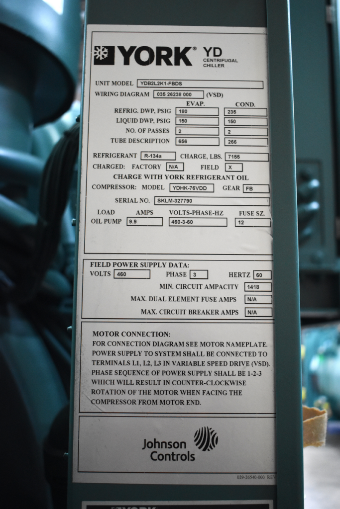 2500 Ton Water-Cooled Chiller - Surplus Group