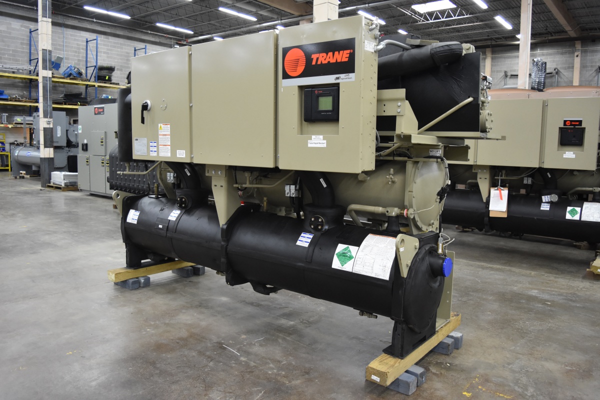 250 Ton Trane Water-Cooled Chiller Surplus Group