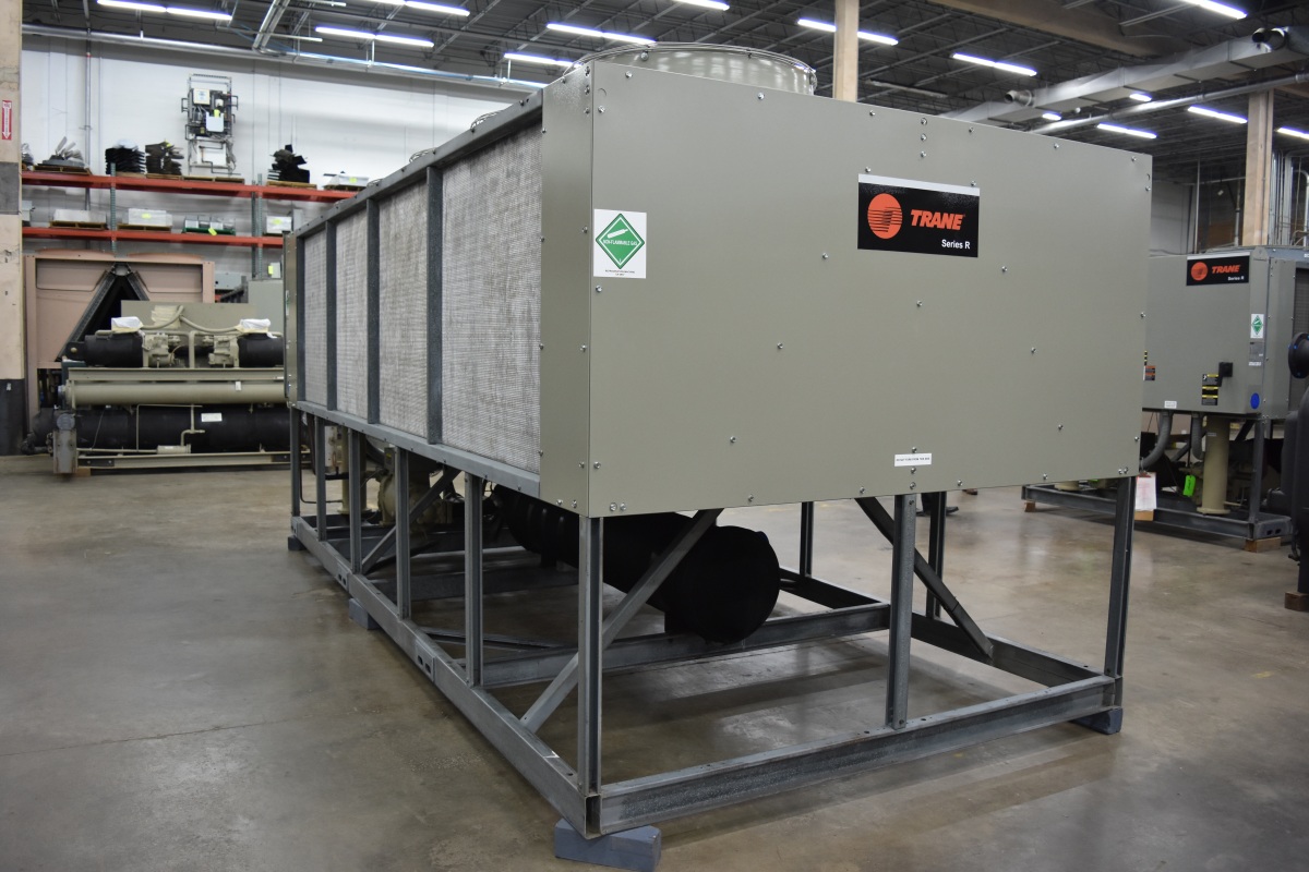 90 Ton Trane Air-Cooled Chiller Surplus Group