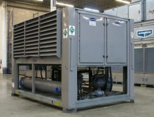Used carrier air cooled chiller 80 tons 2001  1