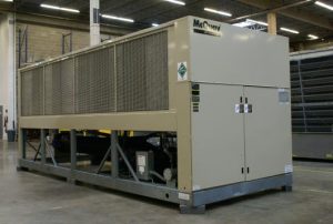 Used mcquay air cooled chiller 125 tons 1996  1