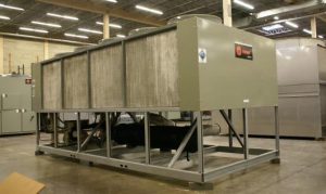 Used trane 90 ton air cooled chiller 1998  3