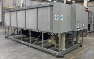 Used trane air cooled chiller 125 ton 2002  2