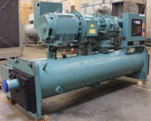 Used york water cooled chiller 150 tons  2