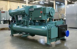 Used york water cooled chiller 180 tons 1998  3